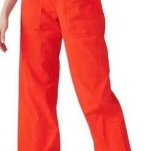 Athleta Trekkie parachute pants Vermilion Orange